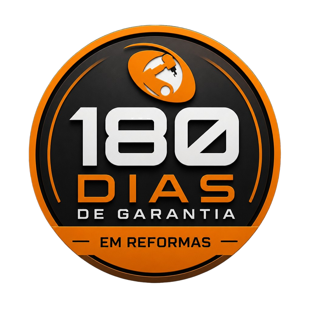 Selo 180 dias de garantia em reformas Servnews